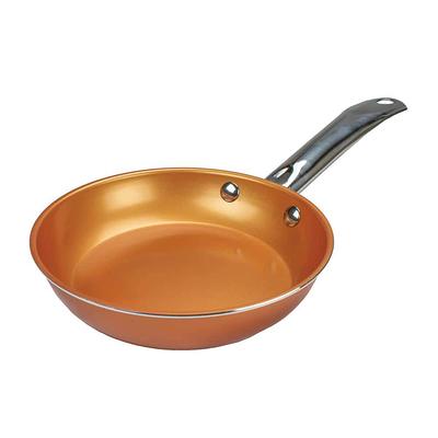 MsMk Small Nonstick Frying pan Blue, 8-inch Durable Egg Omelet Skillet,  Titanium and Diamond Non Stick Coating From USA, for Induction, Ceramic and