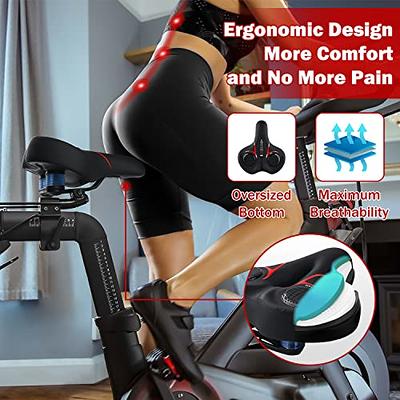 Extra Wide Seat for Peloton Bike & Bike+