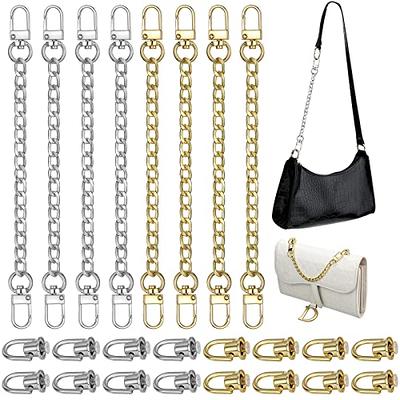 Gold D Rings for Purses,D-Ring with Screw for Crossbody Bag Purse Craft,4  Sets (Interior-1.6cm) : : Home