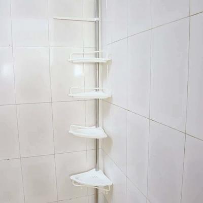 Dyiom Shower Caddy Adhesive Bathroom Shelf Wall Mounted, in Black