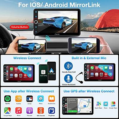 Carpuride Wireless Touchscreen with CarPlay and Android Auto