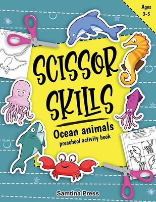 Sea Life Scissor Skills Activity Pad