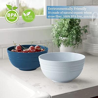 Set of 8] Unbreakable Cereal Bowls 30 OZ Set 8 Microwave and Dishwash –  Homestockplus