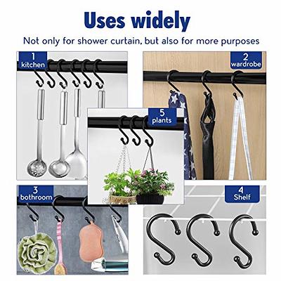 6 Pack Adjustable Over The Door Hooks Metal Cubicle Wall Hooks Black  Cubicle