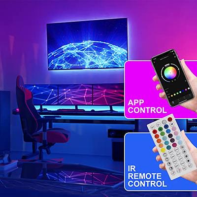 DAYBETTER Led Strip Lights Smart with App Control Remote, 5050 RGB for  Bedroom, Music Sync Color Changing for Room Party 100ft (2 Rolls of 50ft)
