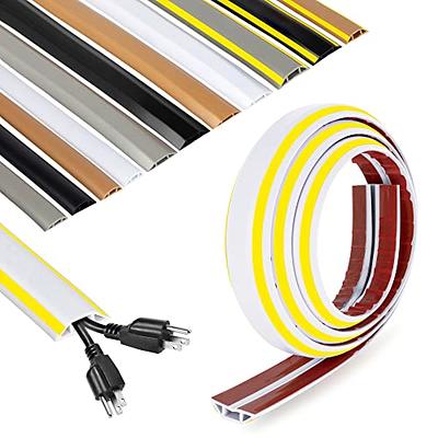 6pcs Cord Hider For One Cord, 258cm Cable Hider, Paintable Wire Covers For  Cords Wall, PVC Wire Hider, Single Cable Raceway For A Thick Extension Cord,  Wall Cord Concealer, 6xL43cm W1.5cm H1cm