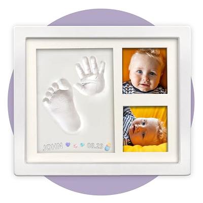 chuckle Baby Hand and Footprint Kit with Hangers - Personalized Newborn  Baby Gifts for Baby Boys, Baby