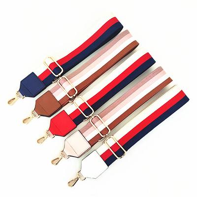 1.5(3.8cm Brown Stripe Crossbody Bag Strap, 53 Inch Adjustable Shoulder  Handbag Chain Thick Canvas Leather Purse Handle Replacement - Yahoo Shopping