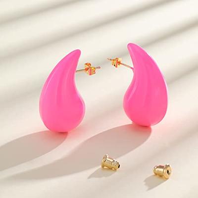 Amazon.com: FROZIO Pink Heart Earrings for Women Hot Pink Drop Dangle Red  Heart Earrings Cute Love Dangling Teen Girls Christmas Valentine's Day Gift  : Clothing, Shoes & Jewelry