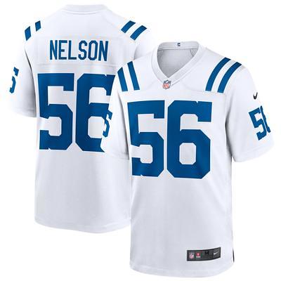 Men's Indianapolis Colts Nick Foles Nike Blue Player Game Jersey