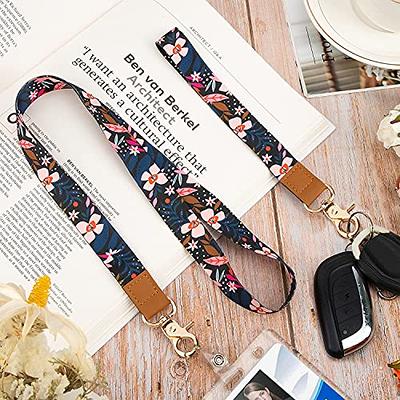 GADIEMKENSD Cool Wrist Lanyard Keychains for Women and Men Cute Genuine  Leather Wristlet Lanyard for Keys Ring Keychain Holder ID Badges Cell Phone  Wallet Pink/Purple/White - Yahoo Shopping