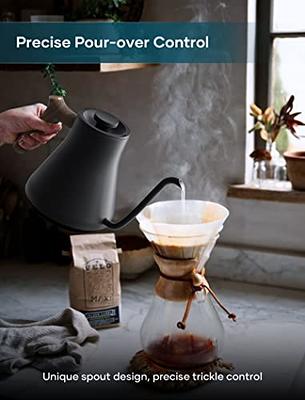 Electric Kettles, INTASTING Gooseneck Electric Kettle, ±1℉ Temperature  Control, Wooden Accents, Stainless Steel Inner, Quick Heating, for Pour  Over