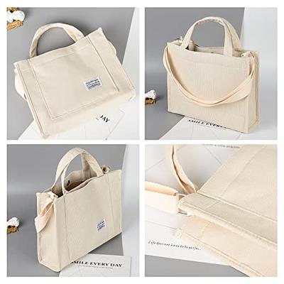 White Vintage Eco Bags Brown Paper Shoulder Bucket Bags