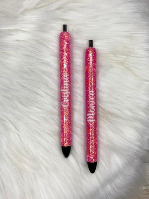Watermelon Papermate Inkjoy Gel Pen, Glitter Pens, epoxy resin pens,  teacher gift, personalized pen, personalized gift, pencil pen, leopard
