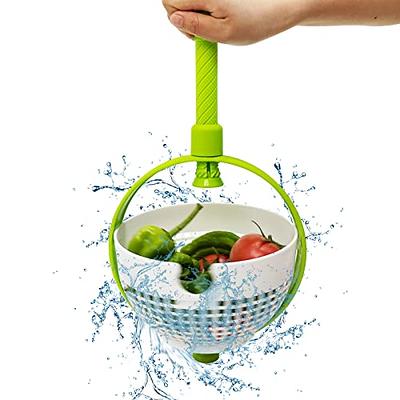 Salad Spinner Vegetables Leaf Lettuce Dryer Drainer Fruit Wash Clean Basket  NEW