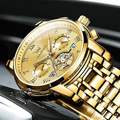 LIGE Watch for Men Stylish with Auto Date Luminous Pointer 3 ATM Waterproof  Analog Quartz Watches with Mini Round Dial Fashion Business Chronograph