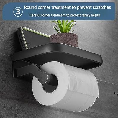 NEW Self Adhesive Toilet Roll Holder Paper Toilet Holder Bathroom Stick on  Wall