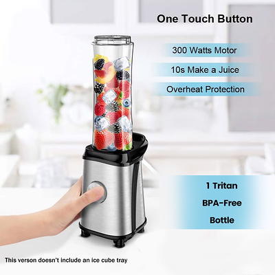 TheHitDeal Smoothie Maker for Shakes and Smoothies - Personal Blender with  20 Oz Tritan Cup, 300W Power, One Button Operation, Portable Blender
