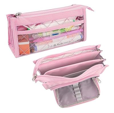 Unineovo Large Pencil Case Pouch for Girls, Cute Kids Pencil Box