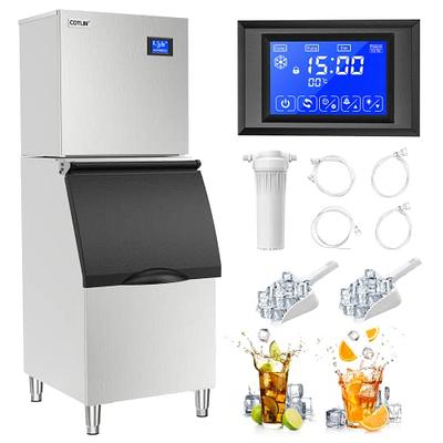 COTLIN Commercial Ice Maker Machine 300LBS/24H with 300LBS Large Storage  Bin, 22 Air Cooled Clear Cube Ice for Restaurant Bar, 110V - Yahoo Shopping