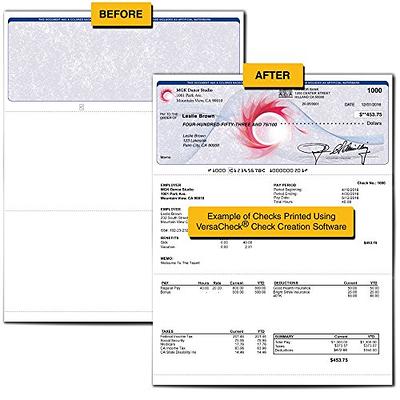 Compuchecks - 50 High Security Blank Check Stock Paper - Checks on Top -  Print Easy And Secure From Your Computer, Our Business Check Paper Weight #  70 (Purple Mazed) - Yahoo Shopping