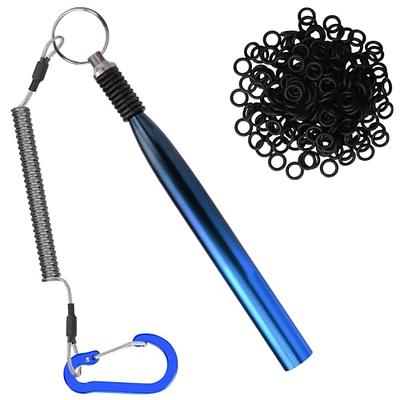 TRUSCEND Fishing Wacky Rig Tool with Silicone O Rings 210Pcs for Stick Soft  Baits, Fishing Tools