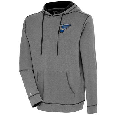 Antigua Women's St. Louis Blues Metallic Logo Victory Pullover Hoodie