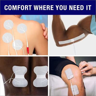 Comfytemp Official TENS Unit Replacement Pads, 4 Pack Wireless TENS Pads,  5.1 x 2.4 Reusable Self Adhesive Electrodes with Premium Quality,  Non-Irritating Design for Muscle Stimulator Electrotherapy - Yahoo Shopping