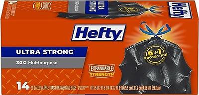 Hefty Heavy Duty Contractor Extra Large Trash Bags, 55 Gallon, 16 Count -  Yahoo Shopping