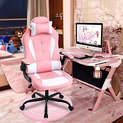 PC Gaming Office Chair, Lumbar Support Flip Up Armrests