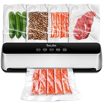 Potane Precision Vacuum Sealer Machine Pro Food Sealer with Built-in Cutter  and Bag Storage 