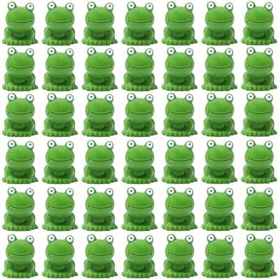  RTUDOPUYT 60 pcs Mini Frog Garden Decor, Mini Resin