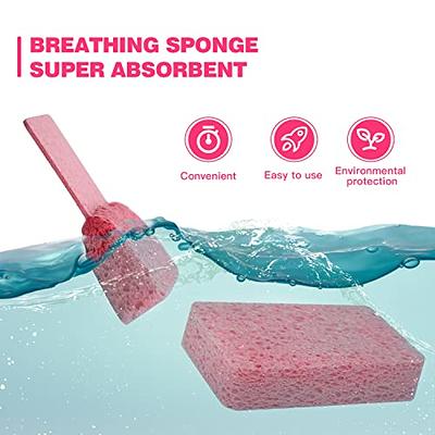 ARCLIBER Cellulose Sponges,Heavy Duty Scrub Kitchen Sponge,Clean Tough  Messes Without Scratching Sponges Kitchen(6 Pack)