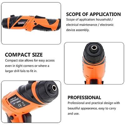 ORIA Mini Electric Screwdriver, 51 in 1 Cordless Power Precision  Screwdriver Set with 48 Bits, Small Electric Screwdriver with USB Charging,  LED