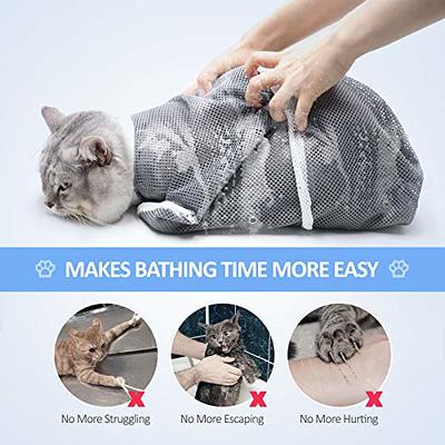 MP mypole Cat Bathing Bag, Multifunctional Adjustable Cat Grooming