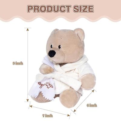 Teddy Bear Stuffed Animal Teddy Bears Plush Doll Cute Bear Toy 11.8 inch  Gift for Girls Boys Christmas Valentine's Day(Brown Bear)