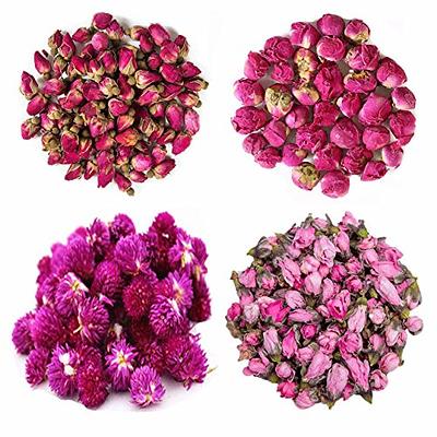 100 Pcs Red Rose Dried Pressed Flowers Small Dry Flowers Real