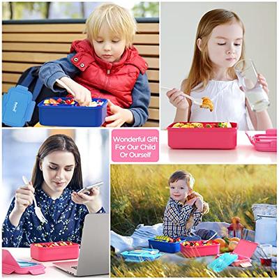 DaCool Kids Lunch Box with Ice Pack Chill Bento Lunch Containers