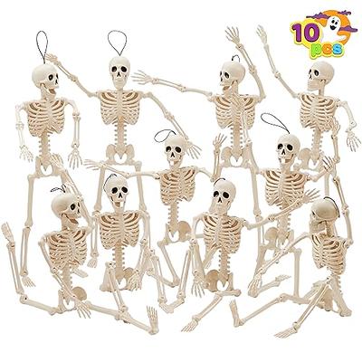 Moveable Skeleton Action Figures Toy Halloween Prank Toy Haunted House  Decors