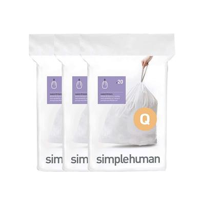 simplehuman CW0271MC 9-12 Gallon 30 Micron 13 5/8 x 9 1/8