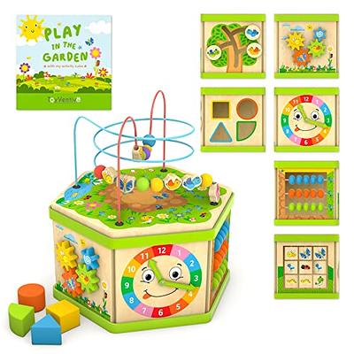  TOYVENTIVE Wooden Peg Learning Puzzles for Toddlers 1