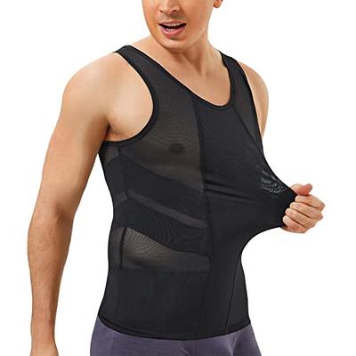 Body Shaper for men tummy Tank Camis Compression Shirt Belly