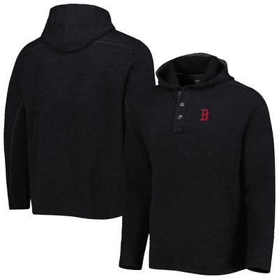 Boston Red Sox Antigua Flier Bunker Pullover Sweatshirt - Navy