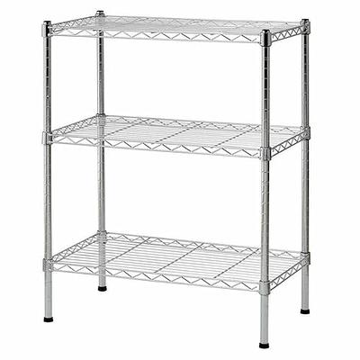 Hyper Tough 4-Tier Shelving Unit, W30 x D14 x H56 Multipurpose Home  Storage Organizer, Black