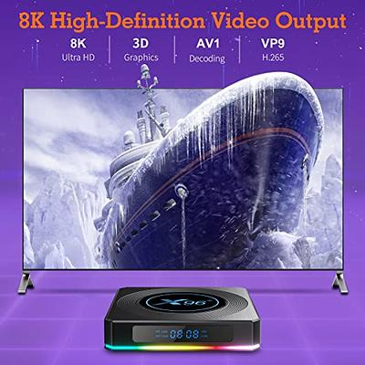 Android 10.0 TV Box, Smart TV Box H616 Quad-core 1GB RAM 8GB ROM Support  2.4G WiFi HDMI 3D H.265 6K HD 10/100M Ethernet Android Box Set Top TV Box