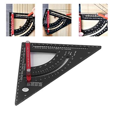 Right Angle Ruler, 300mm Aluminium Alloy Thickened 90 Degree Right