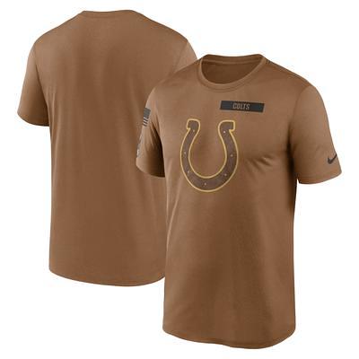 Seattle Seahawks Nike 2023 Salute To Service Sideline T-Shirt - Brown