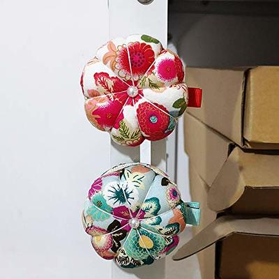 Pumpkin Needle Pin Cushion Holder Wrist Pincushion DIY Craft