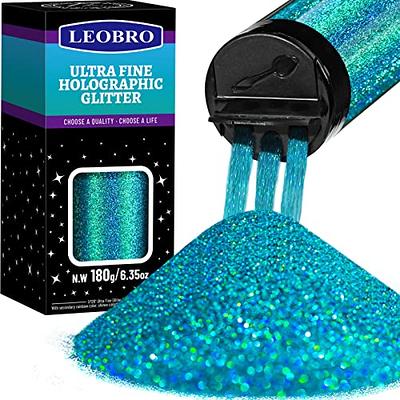 LEOBRO Light Blue Glitter, 180G/6.35OZ Glitter, Holographic Ultra Fine  Glitter, 1/128 Resin Glitter Powder, Iridescent Glitter for Christmas,  Resin Tumblers Crafts Body Glitter, Peacock Blue Glitter - Yahoo Shopping