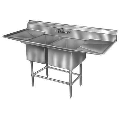 Regency Stainless Steel Underbar Drainboard - 18 x 18